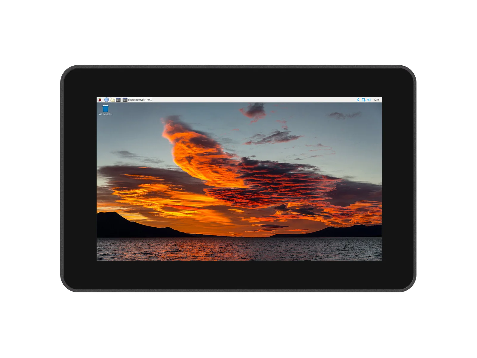 

7inch 720 × 1280 Industrial HMI All-in-one Touch Display For Raspberry Pi 4 / 5, Supports Dual 4K HDMI Output, 10-point Touch, O