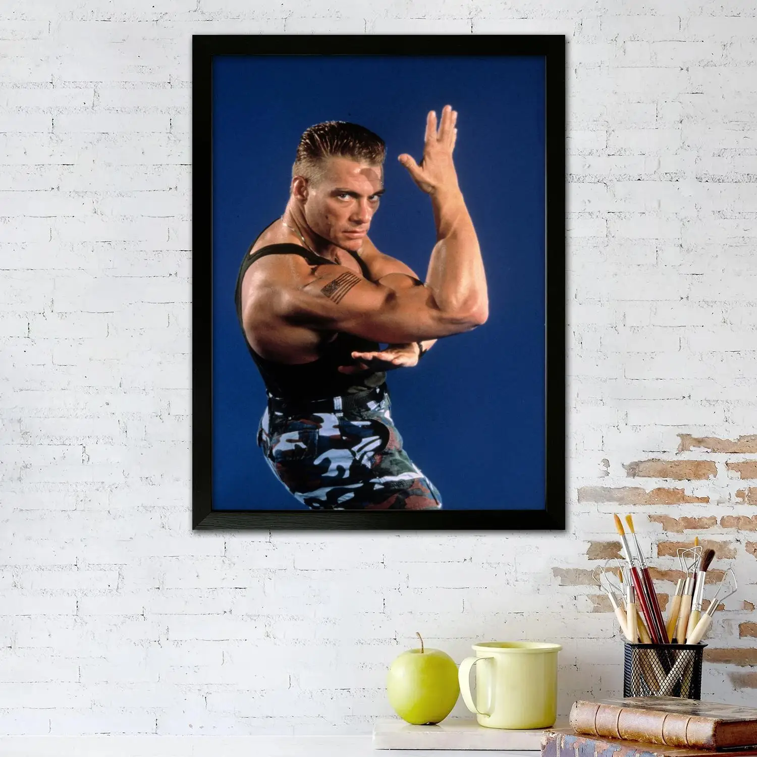 van damme Canvas Art Poster and Wall Art, Picture Print, Modern Family Bedroom Decor, Posters,Decorative painting