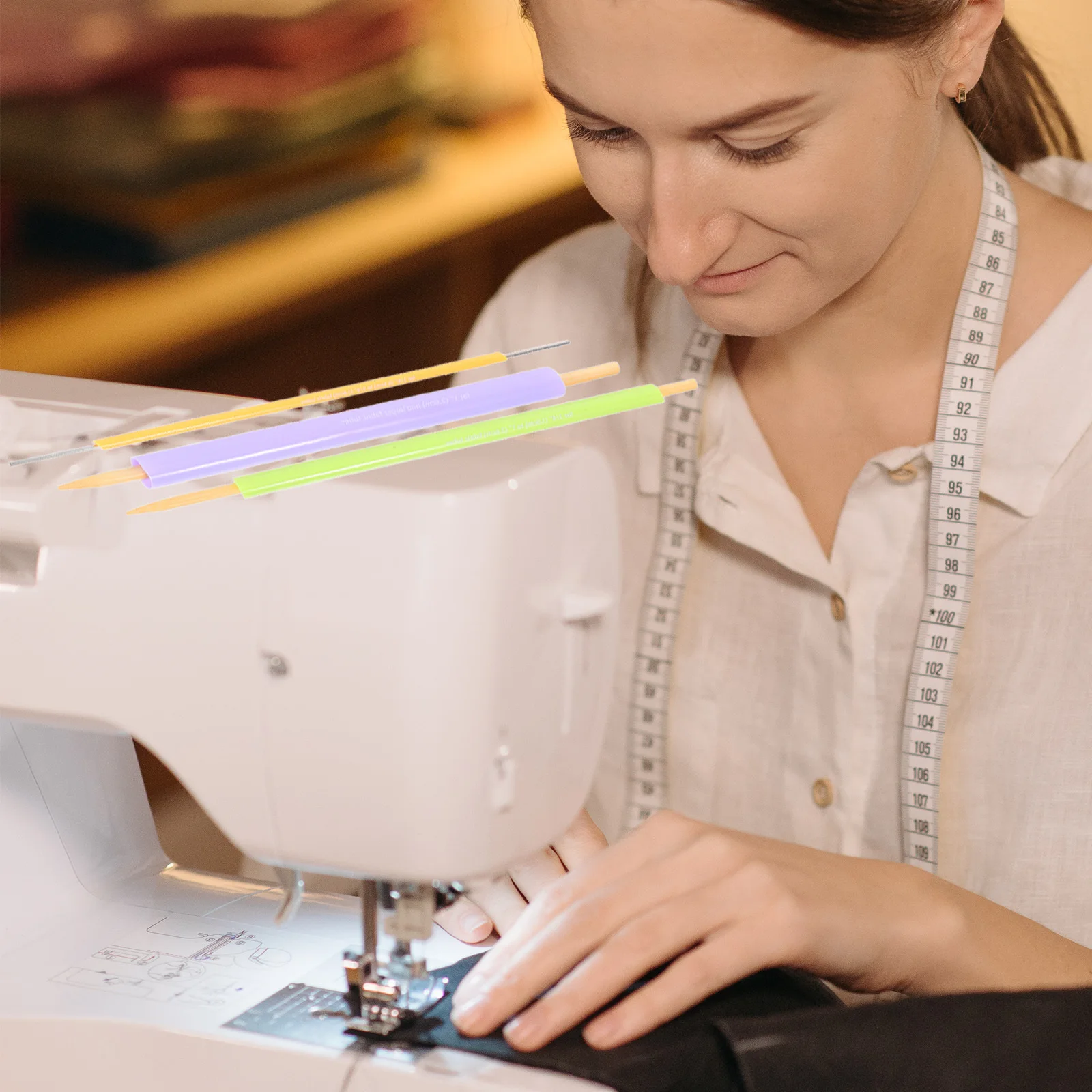 

6Pcs Quick Fabric Tube Turning Tool Set Sewing Accessories Kit DIY Craft Sewing Helper Tool Knitting Supplies Tailoring