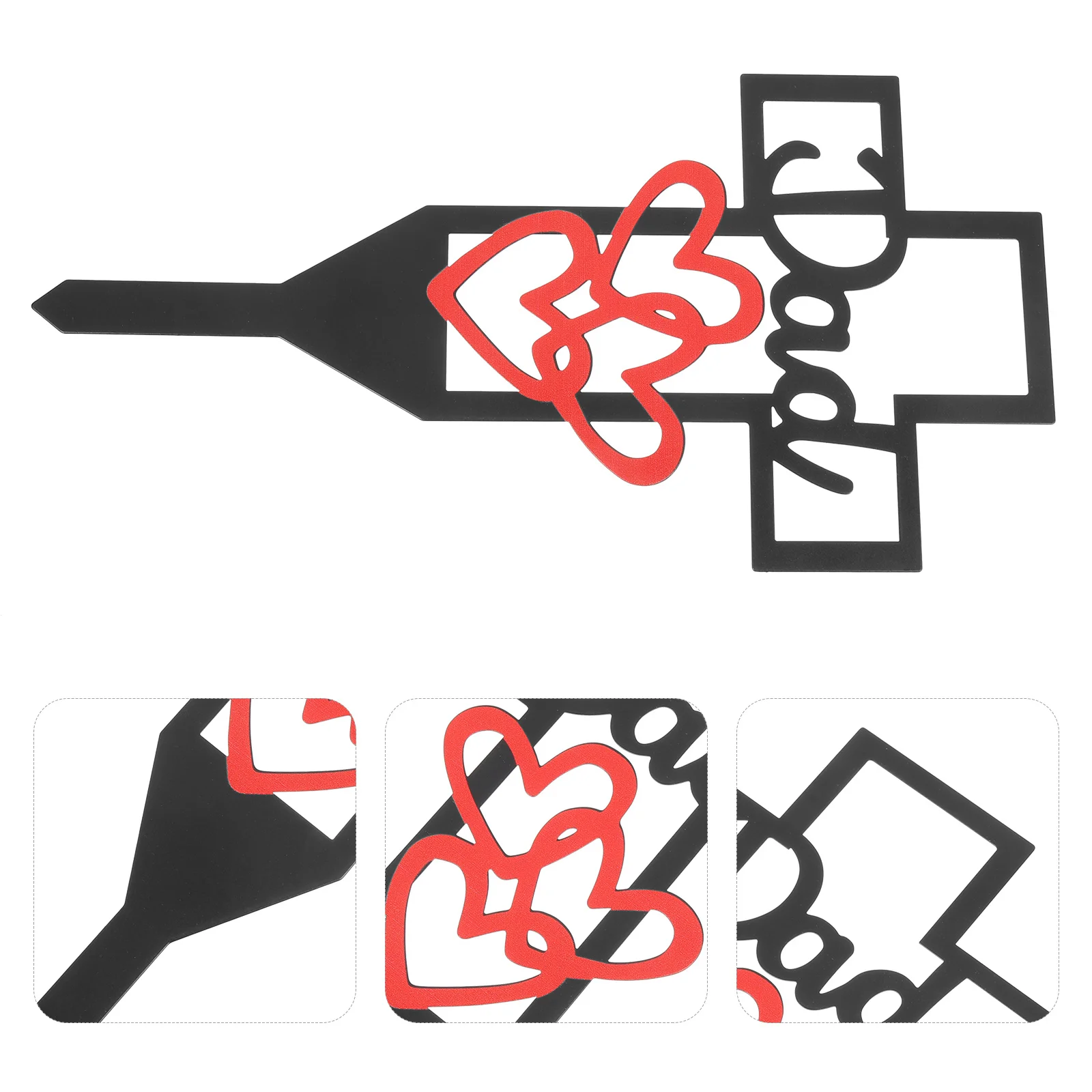 

Portable Commemorative Plaque Stake Decorative Insert Cemetery Adorns Lawn Ornaments Cemetery Inserting Decor Ground Ornaments