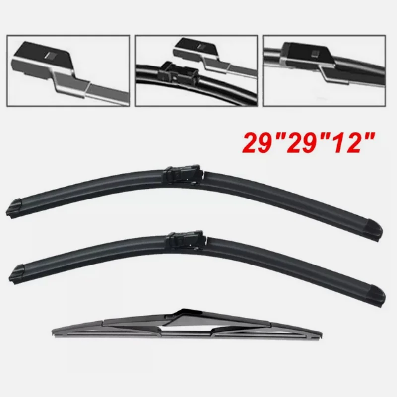 Front & Rear Wiper Blades Set For Ford Focus 3 2011 - 2018 Windshield Windscreen Window Rain Brushes 29\