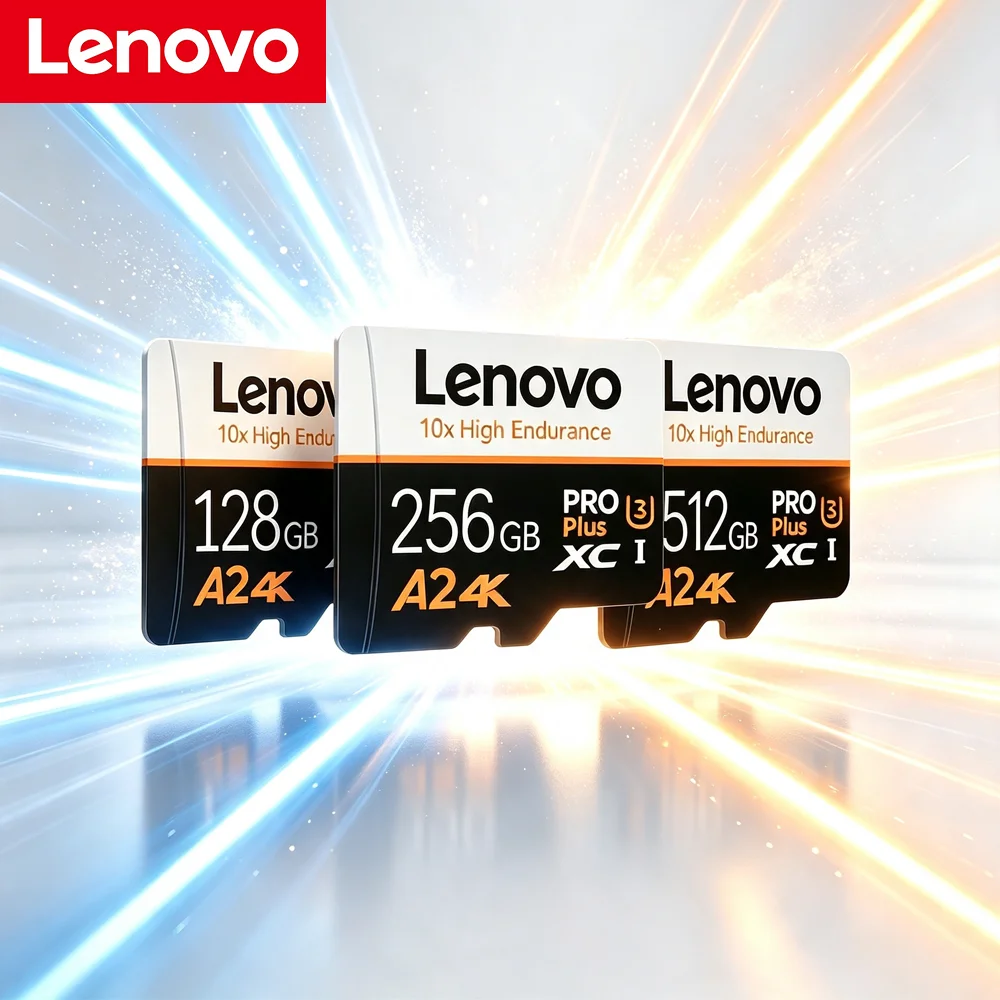 Image of Neue 2026 Lenovo High Endurance Micro TF SD-Karte 32GB/64GB/128GB/256GB/512GB UHS-I U3 V30 A2 für Sicherheitskamerasysteme