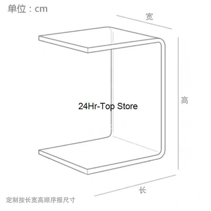 Modern Design Coffee Table Acrylic Bedroom Organizer Simple Side Table Small Entryway Mesa Plegable Dinning Table Set Furniture
