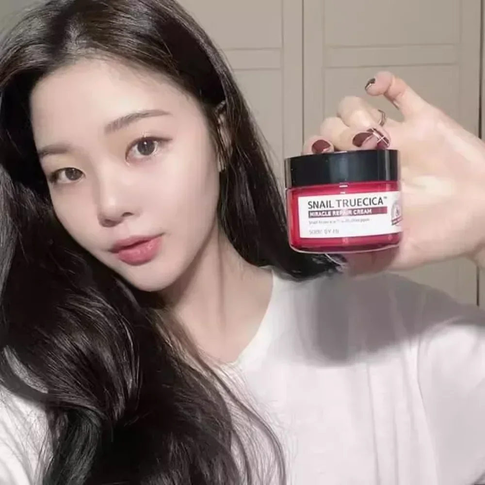 

Korea SOME BY MI Snail Truecica Miracle Repair Cream 60g Repairing Redness Soothing Sensitive Skin Remove Acne Marks Skin Care