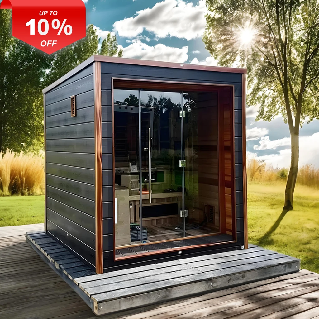 Comfortable Commercial Large Space  Small Outdoor Sauna with Control Panel