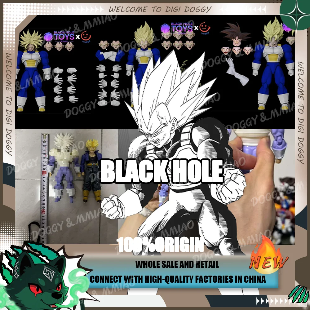 Black Hole Toys & Chubby Dragon Ball SHF Super Saiyan SSJ Son Goku Vegeta