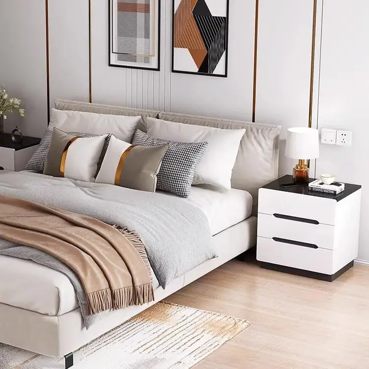 طاولة بجانب السرير، غرفة نوم بسيطة وحديثة، طاولة بجانب السرير، خزانة تخزين صغيرة، خزانة تخزين طاولة بجانب السرير في العصور الوسطى