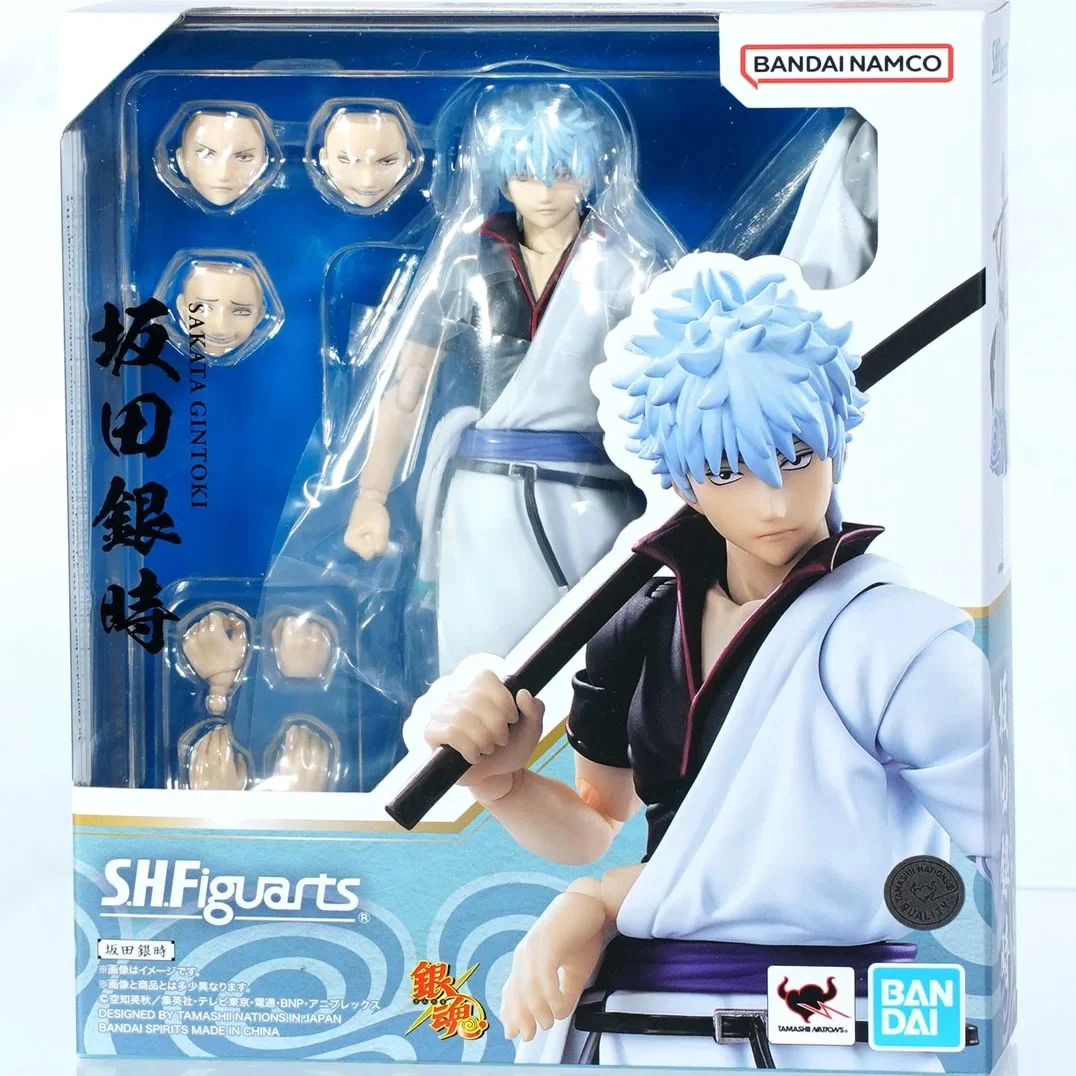 

100% оригинал, в наличии, новинка, Bandai SHF Gintama Sakata Gintoki, экшн-фигурка, игрушка, Коллекционная модель, детские игрушки, подарки