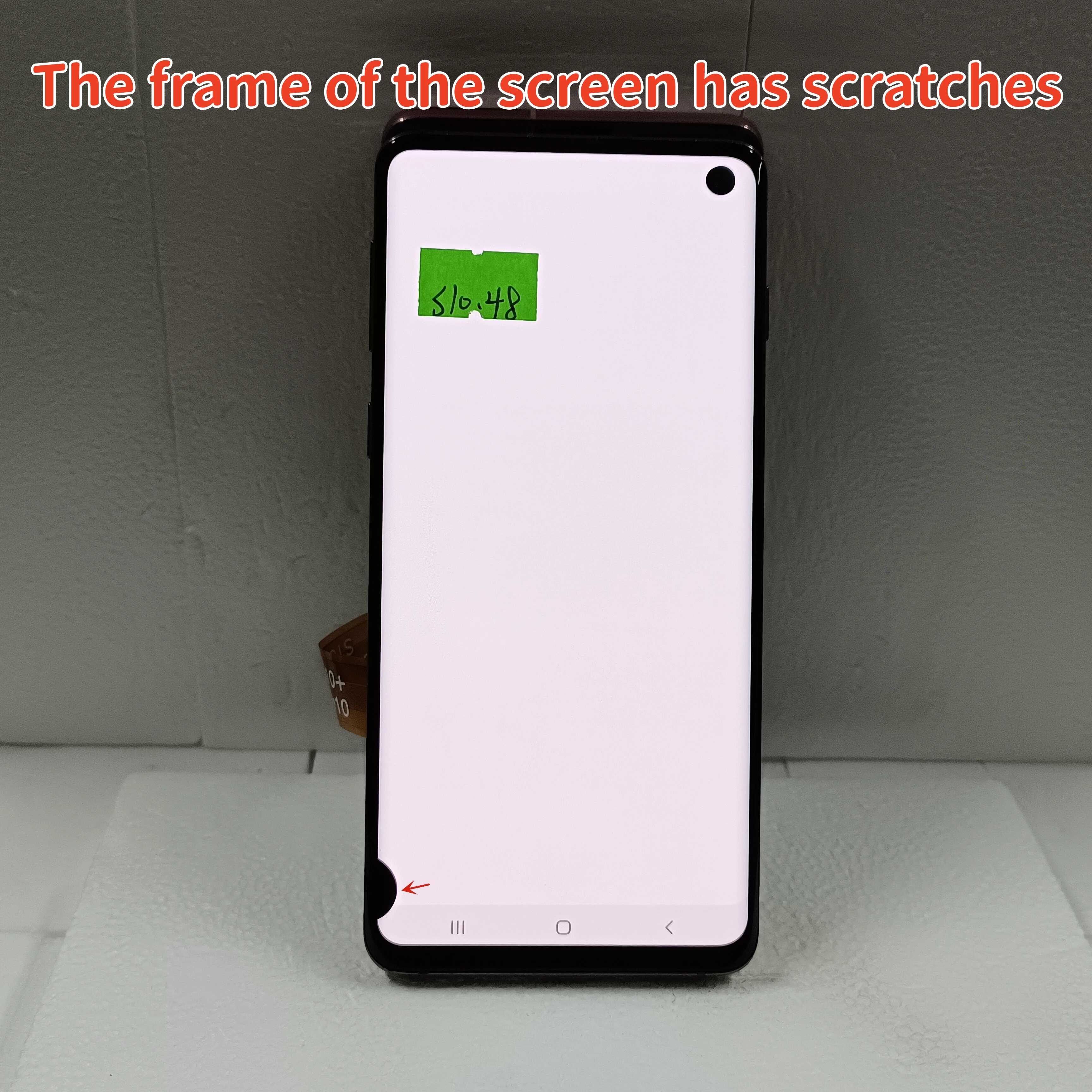 Écran LCD Amoled pour Samsung Galaxy S10, assemblage de Hébergements eur d\'écran tactile avec points noirs pour S10 G973F/DS G973U G973 SM-G973