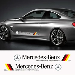 Car Door Sticker Decal Styling Decoration Accessories For Mercedes Benz AMG W240 W218 W219 W208 W209 W463 W46 W253 W292 W231 GLC