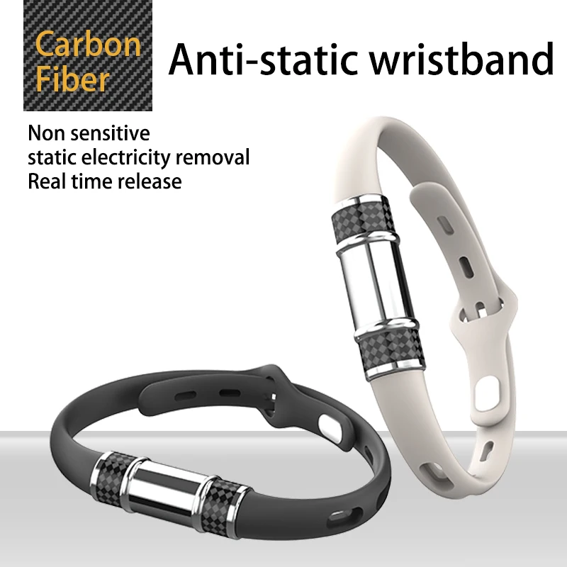 

Antistatic Band Wrist Strap Winter Safe Anti-static Bracelet Electrostatic Remover Key Ring Elimination Vehicle Supplies