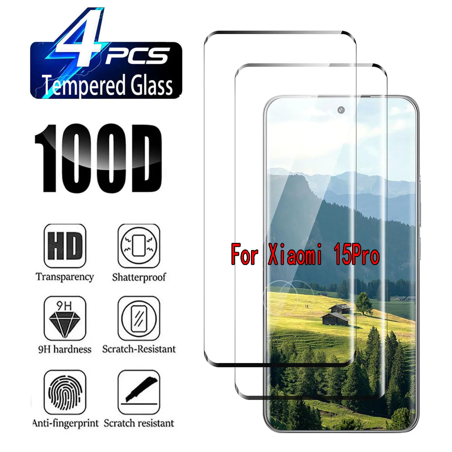 

3D Curved Screen Protector Film Hard Clear Anti-Scratch Shockproof Compatible with For Xiaomi 15 pro 5G