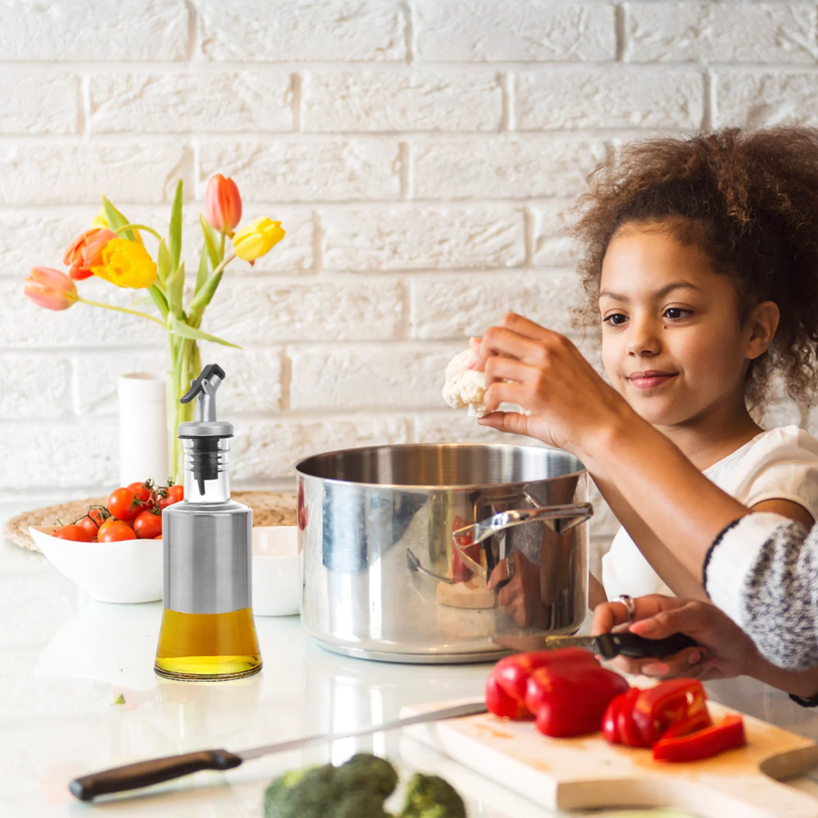 

2 шт., 200 мл, стеклянная банка для масла, герметичная бутылка для приправ, экологически чистая кухонная банка для хранения приправ, прозрачный дизайн
