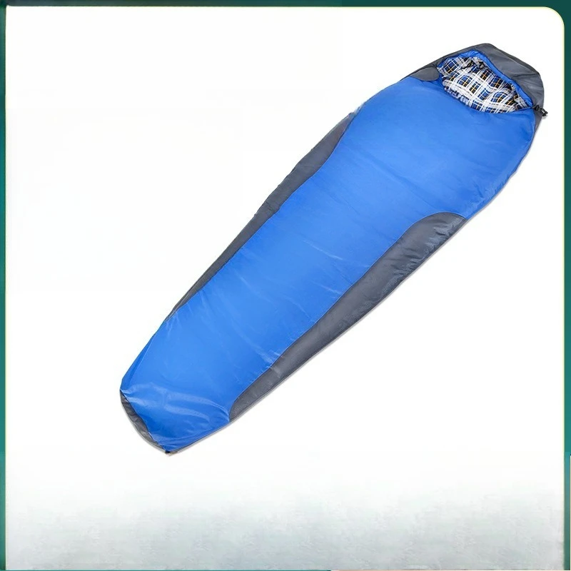 

Outdoor thickened mummy sleeping bag adult camping waterproof and anti-dirty travel dirty sleeping bag