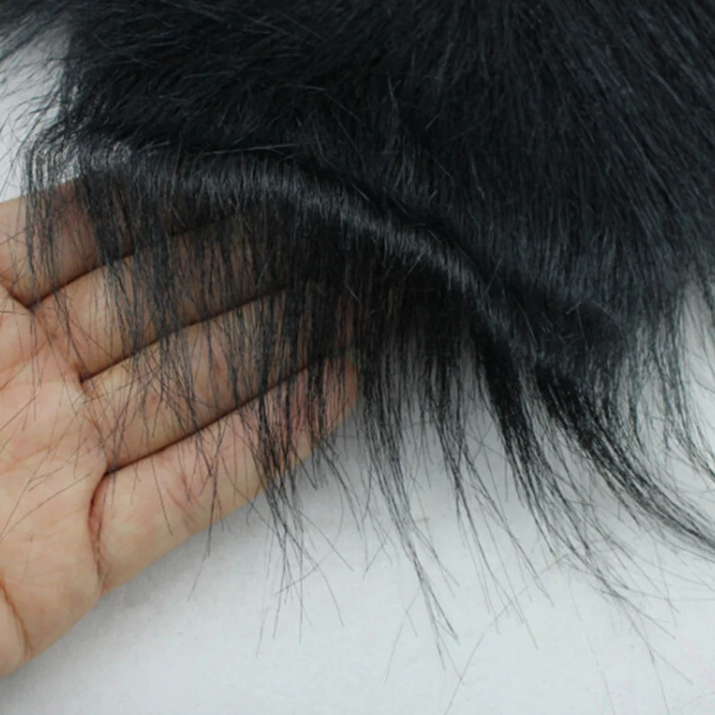 

Realistic Fake Beard Black Soft Lightweight Halloween Party Pirate Moustache Cosplay Costume Accessory Festival Carnival Prom