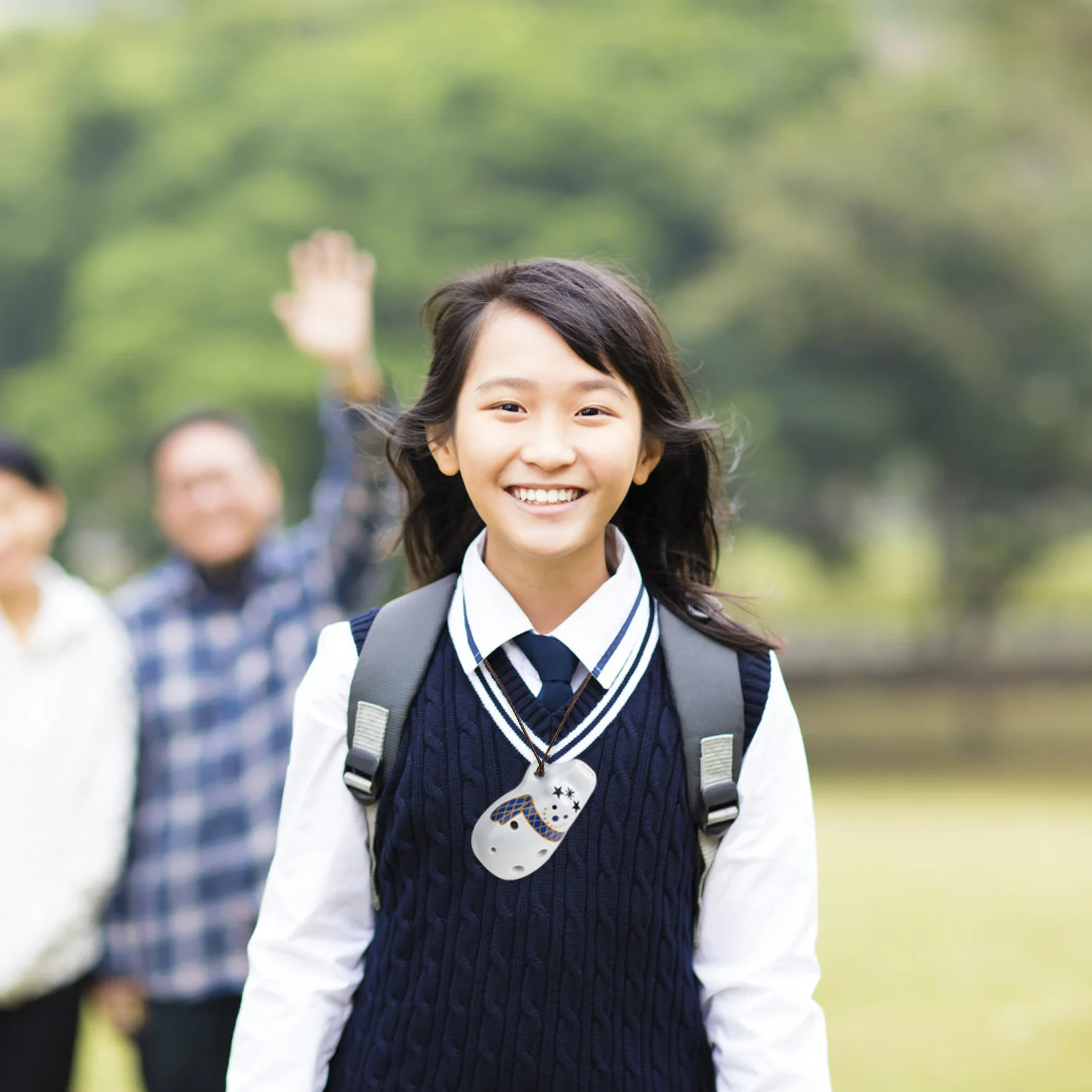 أداة ممارسة المبتدئين من سيراميك الأكرينا ذات 6 فتحات من سوبرانو C، صوت واضح وهش، تصميم إبداعي محمول لـ