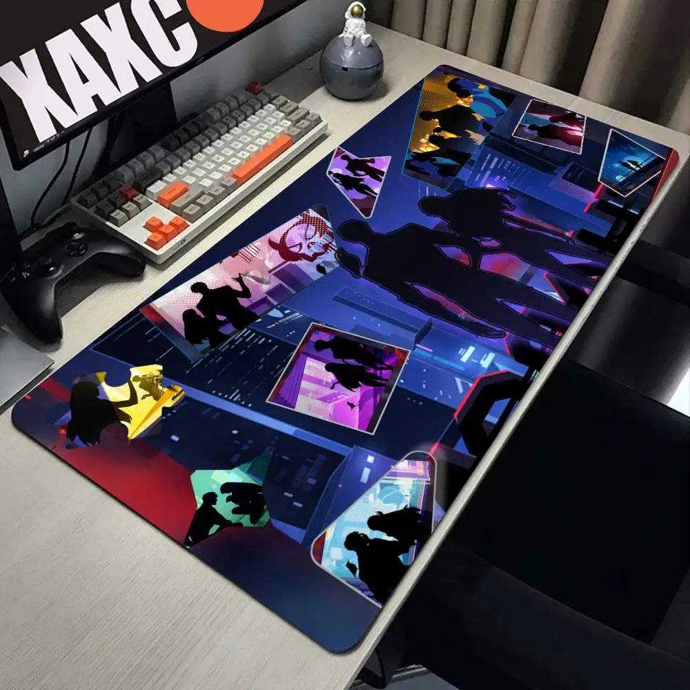 Mauspad Anime Lila Neon Kawaii Mousepad PC Love And Deepspace Sylus Tastatur Pad Laptop HD Print Gamer Schrank Desktop Matte