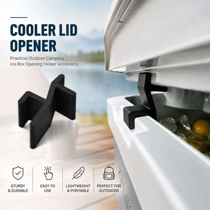 Cooler Lid Opener for Ventilation Practical Outdoor Camping Ice Box Opening Helper Accessory