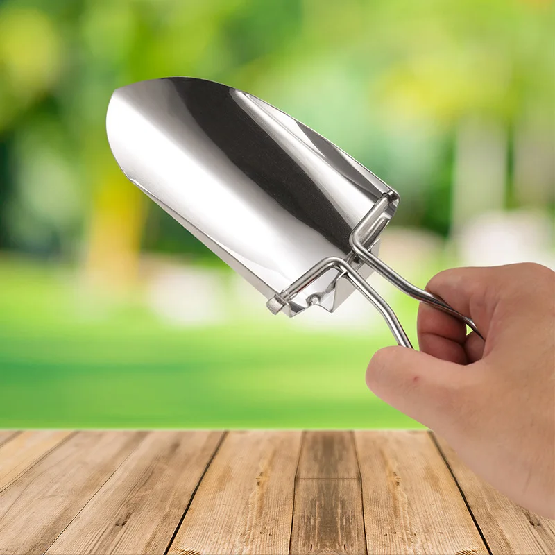 Folding Stainless Steel Shovel, Integrated Shovel, Special Earthworm And Mud Shovel For Garden Workers, Garden Shovel