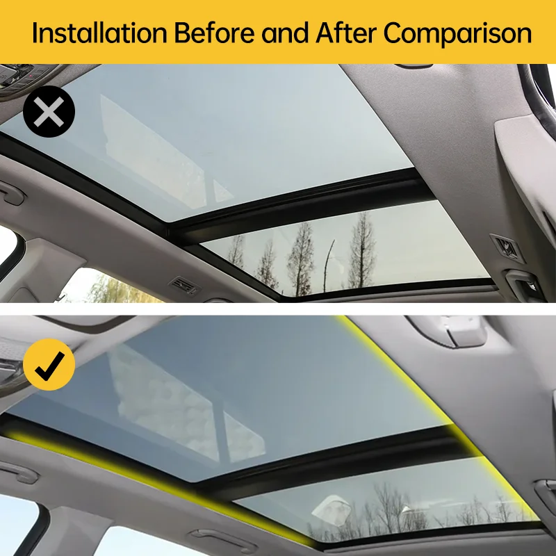 فتحة سقف الإضاءة المحيطة لمرسيدس بنز W167 GLS GLE350 GLE400 GLE450 سقف الديكور الملحقات الداخلية