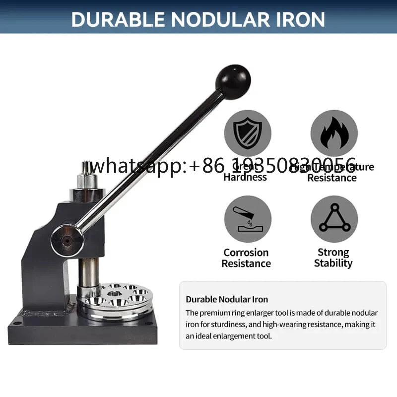 2026-Manufacturer Metal Wedding Ring Stretcher Expander Ring Making Machine with 14 Dies
