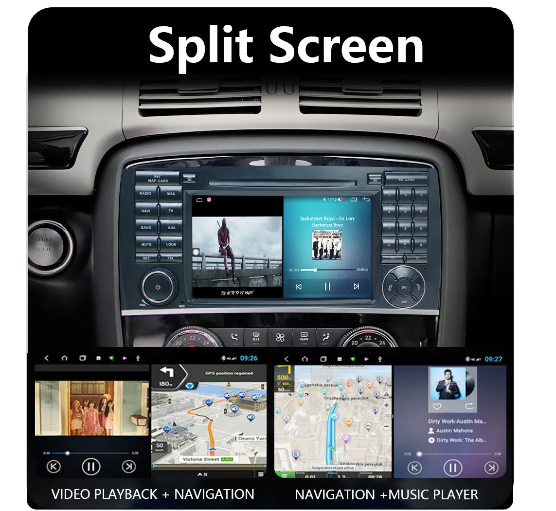 CHSTEK Carplay Android Car Radio For Mercedes Benz W251 R280 R500 R300 R320 R350 R500 2006-2016 4G Bluetooth Multimedia WIFI GPS