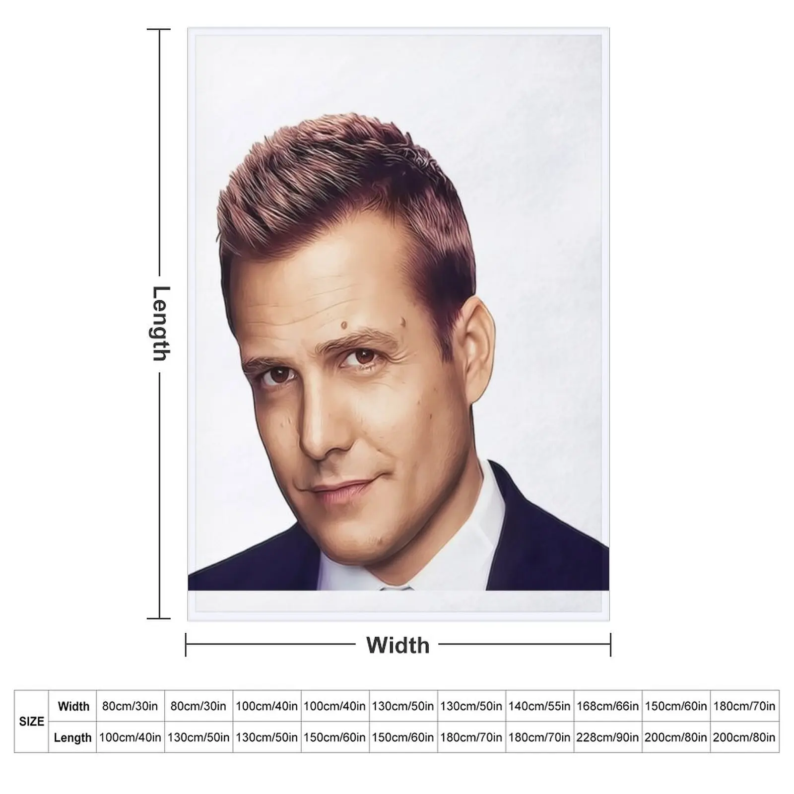 Harvey Specter - Suits Throw Blanket Sleeping Bag christmas decoration Tourist Large Plush Blankets For Bed Blankets