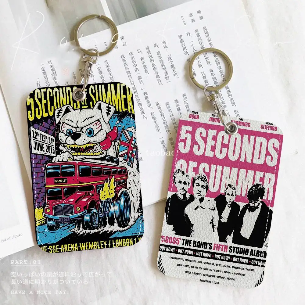 

5 банковских карт S-Seconds Of S-Summer, садка, держатель для автобусной карты, брелок для ключей, бирки доступа к двери, чехол для удостоверения личности, доступ к брелоку