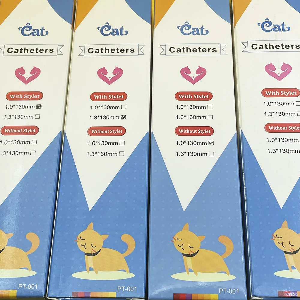 Wholesale Pet Cat Urinary Catheter With Luer Lock Close End Relieve Urethral Obstruction FLUTD Treatment Retention Unblock Tool