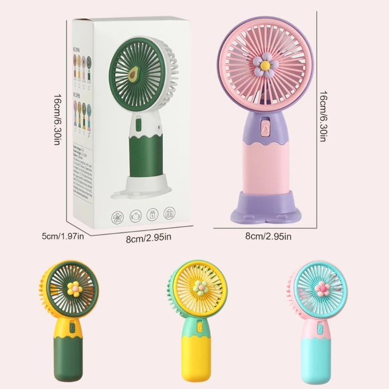 Desktop Fan Bedroom Fan with Phone Holder Office Fan Air Cooling Fan ABS Texture