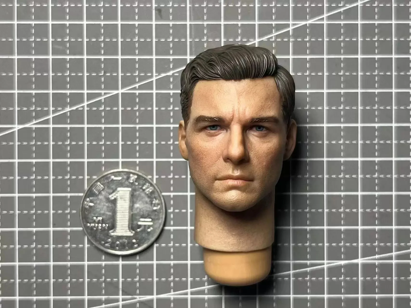 Snail FP011 1/6 Male Soldier Accessories Head Sculpture DIY Model Toy Fit 12