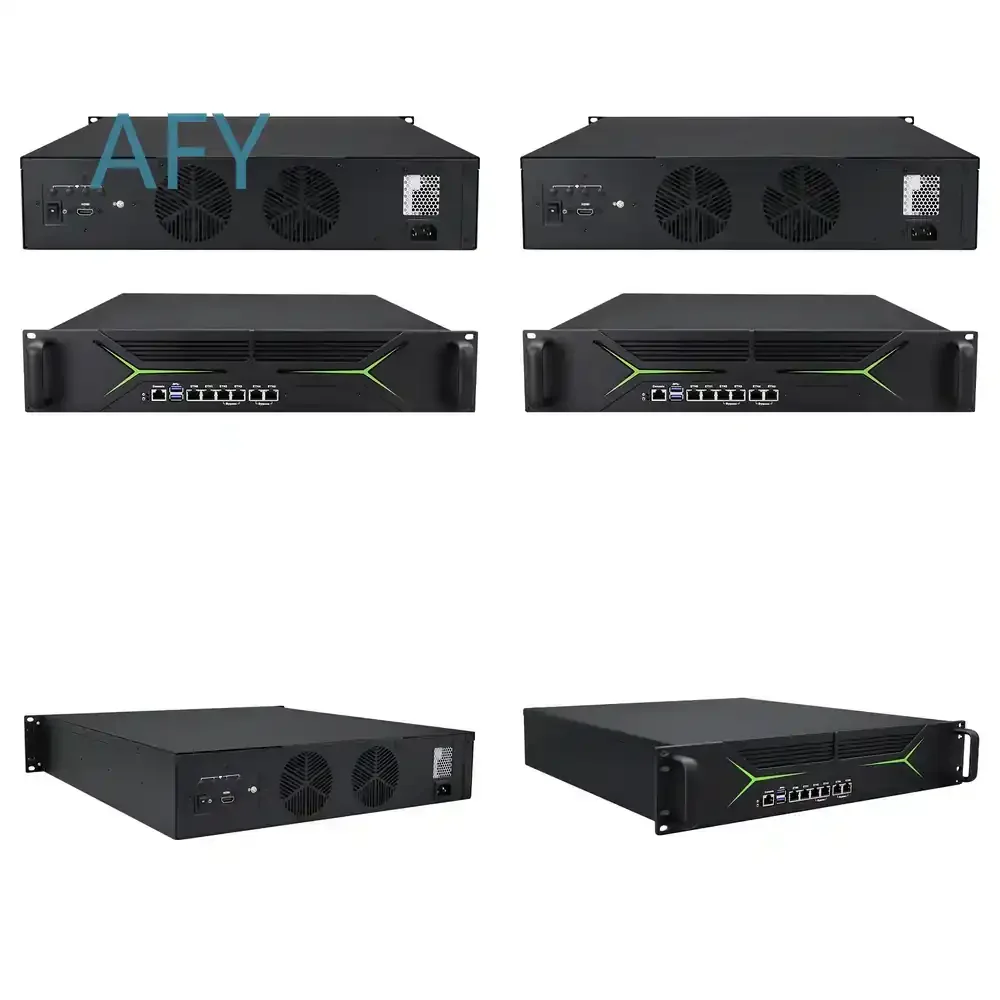19-inch 1U 2U Rack Mounted Firewall Hardware for pfSense OPNsense VPN Network Security Appliance Router PC Intel Core