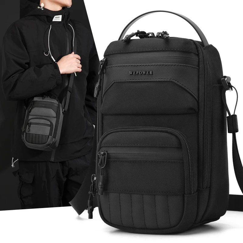 

Мужская сумка через плечо, деловая сумка-мессенджер, модная сумка-мессенджер для мужчин, повседневная сумка для города, водонепроницаемая дорожная сумка для путешествий