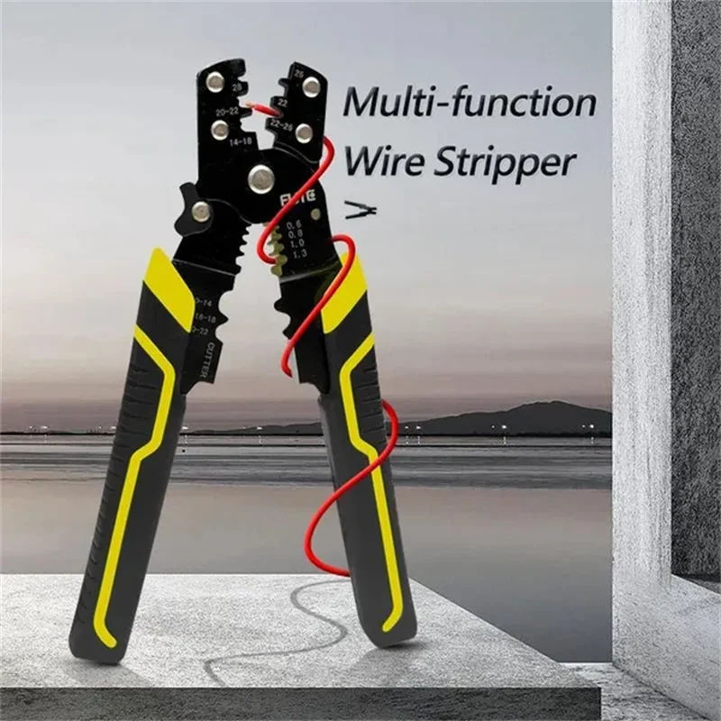 Multifuncional Wire Stripper Alicate Crimper Cortador de Fio Wire Crimping Tool Cabo Stripper Ferramentas de Fiação Ferramenta Manual Multifuncional