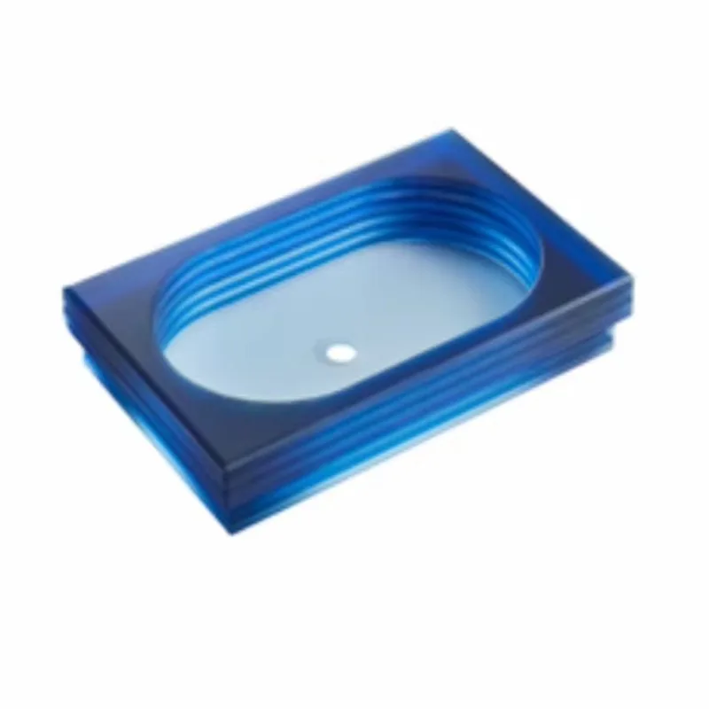 Tabletop sink, modern bathroom countertop, washbasin, hotel quality, transparent glass laminated sink, polished surface,