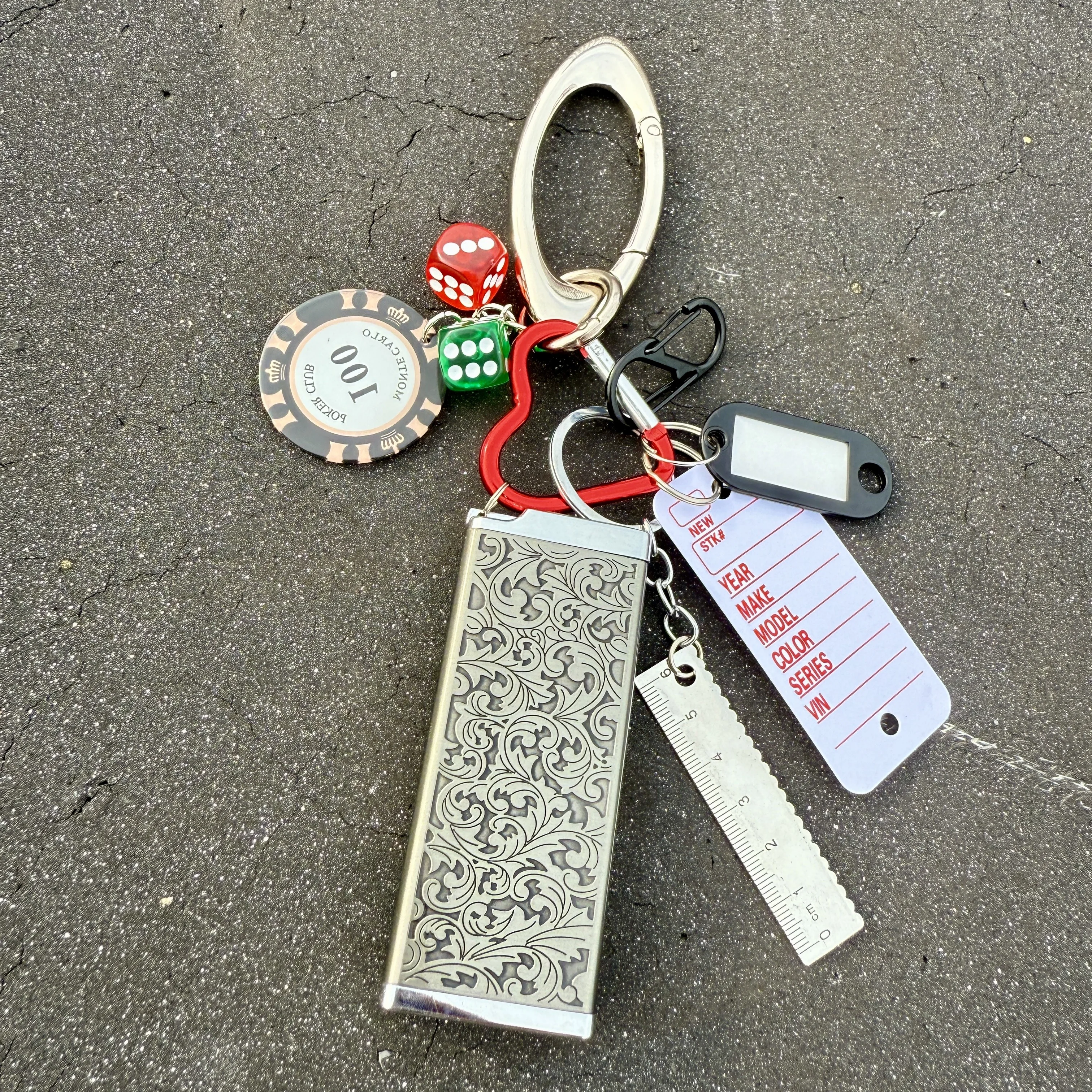New Original Bag Pendant, Multi-Element Trendy Keychain, Gift Accessories for Couples