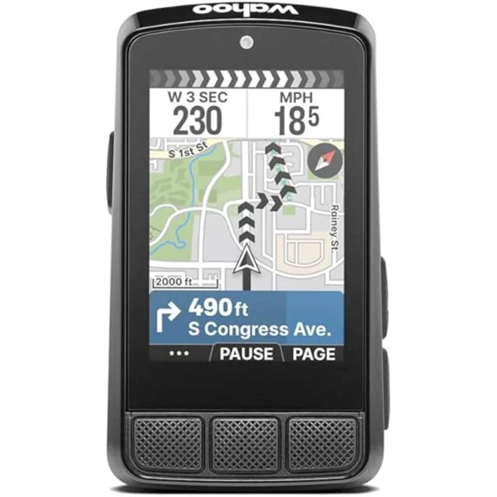 Wahoo ELEMNT Bolt V2 GPS Cycling/Bike Computer Bundle