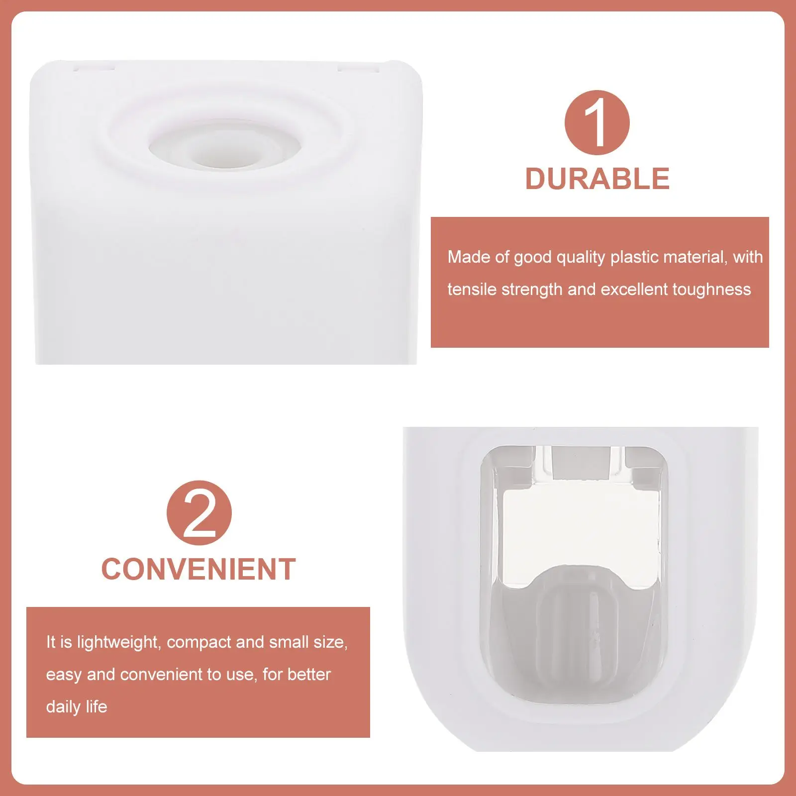 Toothpaste Squeeze Tube Squeezer Wall-mounted Nail-free Holder Waterproof Child