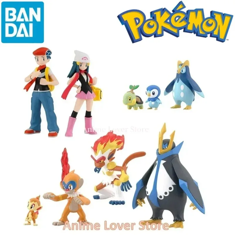 Фигурки-покемонов-и-синнох-Покемон-пиплап-empoleon-химчар-инферна-Лукас-рассвет-аниме-игрушки-для-детей-подарок