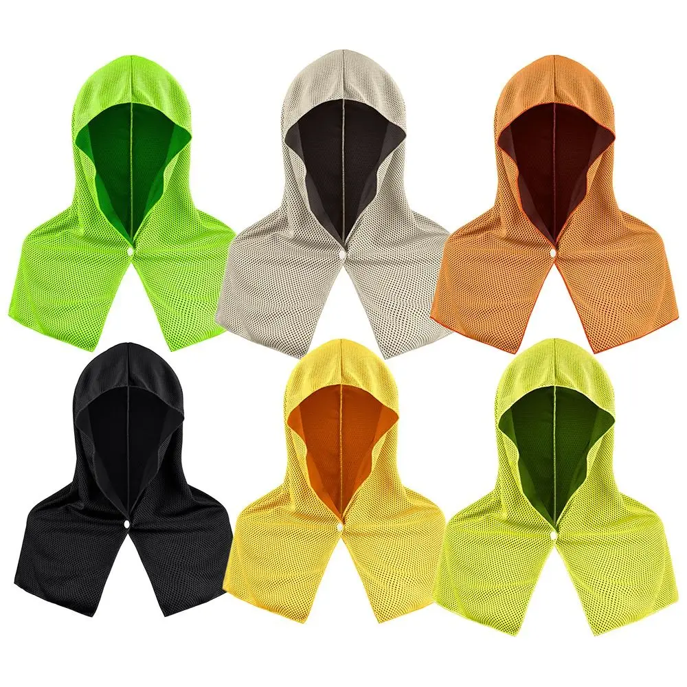 Toalla de enfriamiento UPF50 +, protección para el cuello, de secado rápido Toalla de playa, cubierta facial Anti-uv, Bandana de seda helada, protector solar para verano