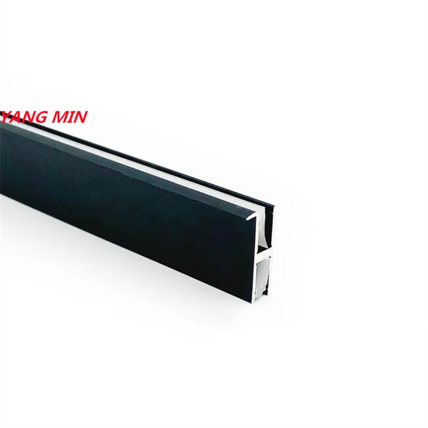 

1.5m/pcs Wholesale price factory stock wardrobe sliding aluminum extrusion profiles for kitchen cabinets cupboard door frame