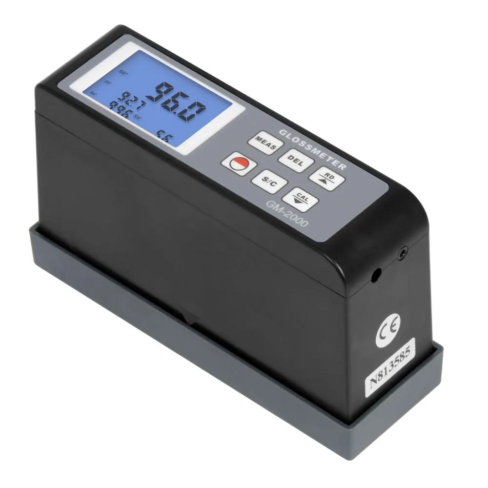 GM-2000 Digital Gloss Meter 20/60/85 Degree Multi-Angle Glossmeter 0.1-2000 Gu Printing ink Marble Ceramics Gloss Test