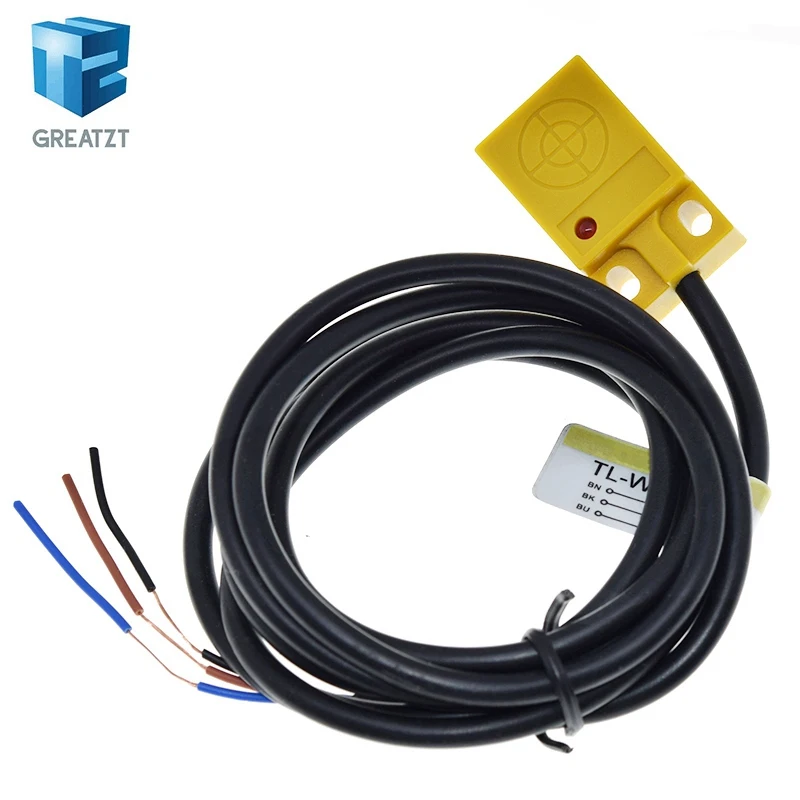 GREATZT TL-W5MC1 5 mm 3-Draht-induktiver Näherungssensor-Erkennungsschalter NPN DC 6–36 V für Arduino