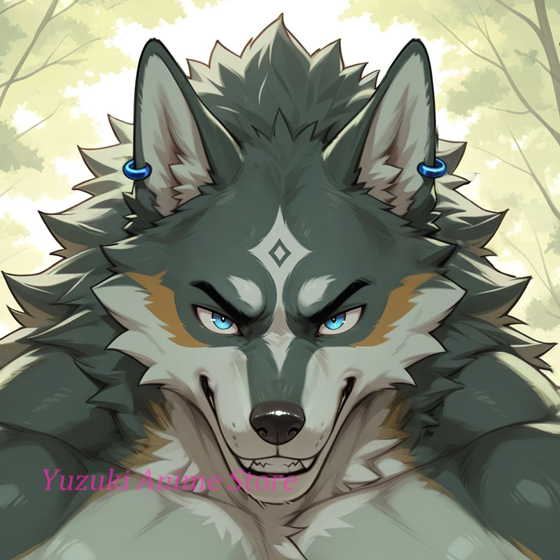 Life-Size Pillow Cover link (wolf form) Anime Dakimakura Double-Sided Print Body Pillowcase Gift