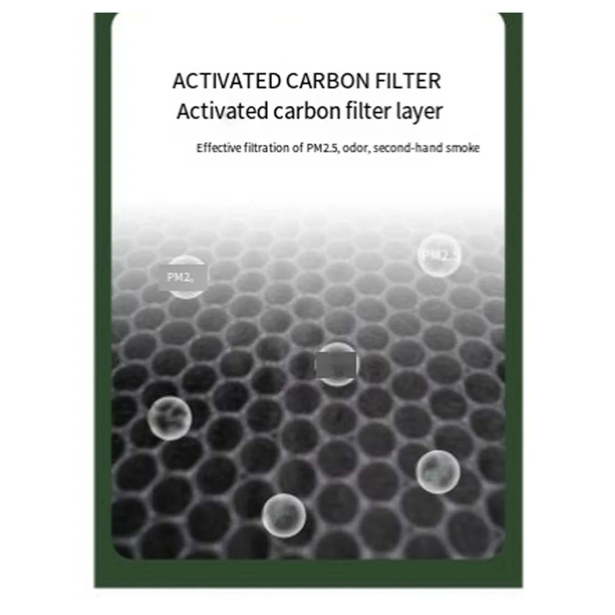 ABGU مناسبة لتنقية الهواء فلتر الكربون المنشط HEPA لتنقية الهواء