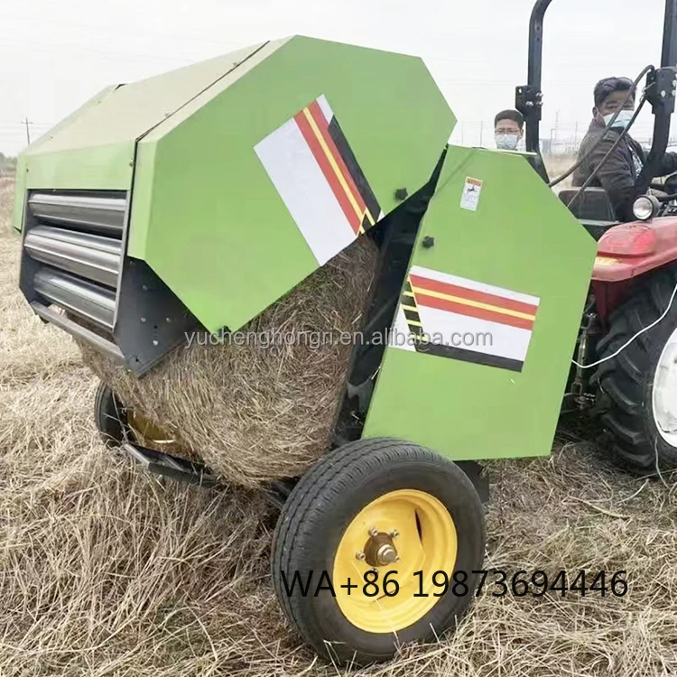 Round Straw Hay Baler Agricultural Bale Press Machine for Farm