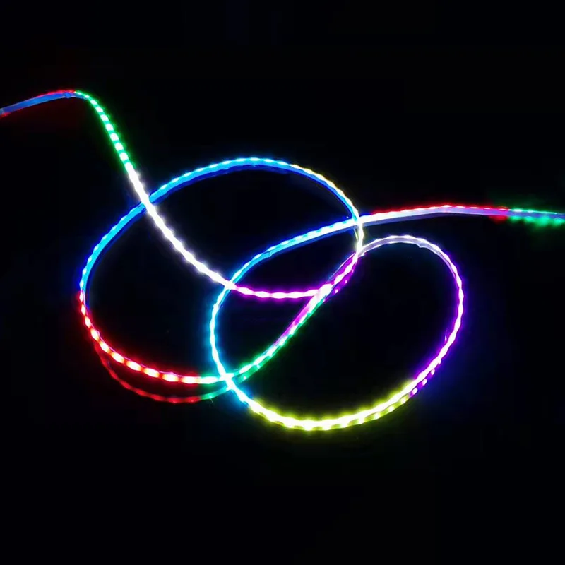 FCOB RGB IC LED Light Strip WS2811 Addressable 720 LEDs Dream Full Color 12mm 24V High Density Flexible FOB COB Led Lights RA90