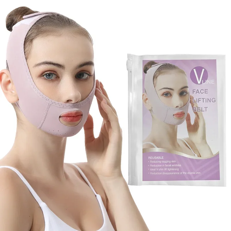 Breathable Face Slimming Bandage Anti Wrinkle V Line Face Shaper Chin Cheek Lift Up Belt Facial Massager Beauty Skin Care Tools