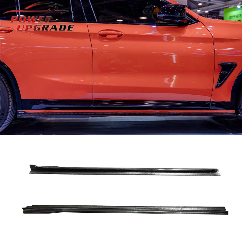 

For BMW X3M F97 X4M Side Bumper Lip Car Styling Carbon Fiber Side Skirt LD Style Side Lower Retrofit accessories Body Kit