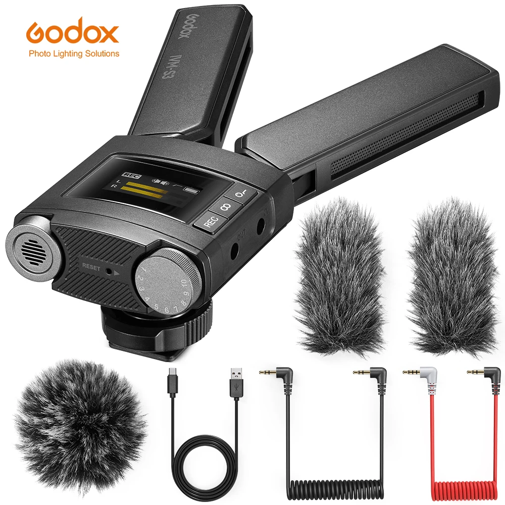 

TLF IVM-S3 Machine-top Type Cardioid Microphone with Built-in Lithium Battery for DSLR Phones Live Outdoors Interviews